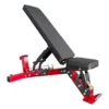 Heavy-Duty Adjustable Weight Bench - Red