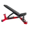 Heavy-Duty Adjustable Weight Bench - Red