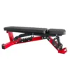 Heavy-Duty Adjustable Weight Bench - Red
