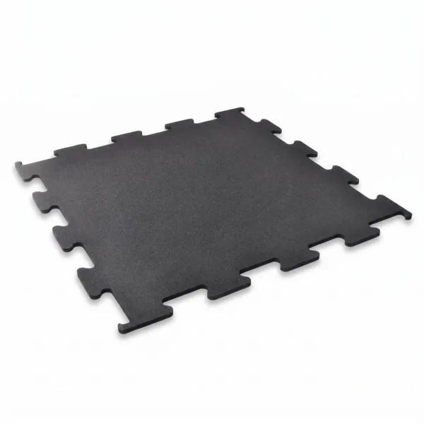 Rubber Puzzle Flooring - Black
