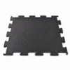 Rubber Puzzle Flooring - Black - 8 mm